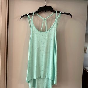 Daytrip Ribbed Tank Top. Size Small. Color:  Seafoam